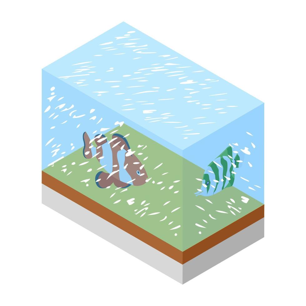 Trendy Aquarium Concepts vector