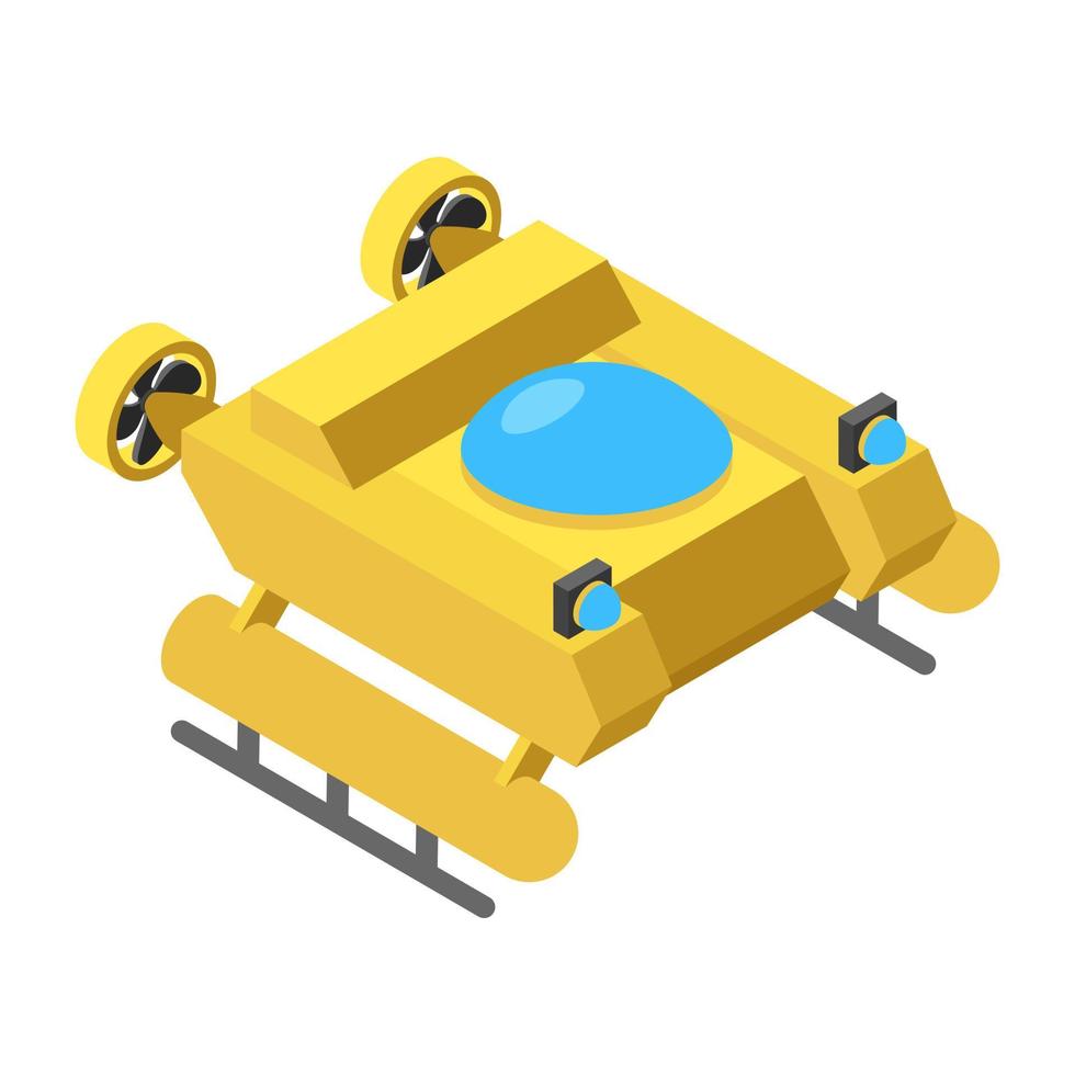 Diving Vehicle  Concepts vector