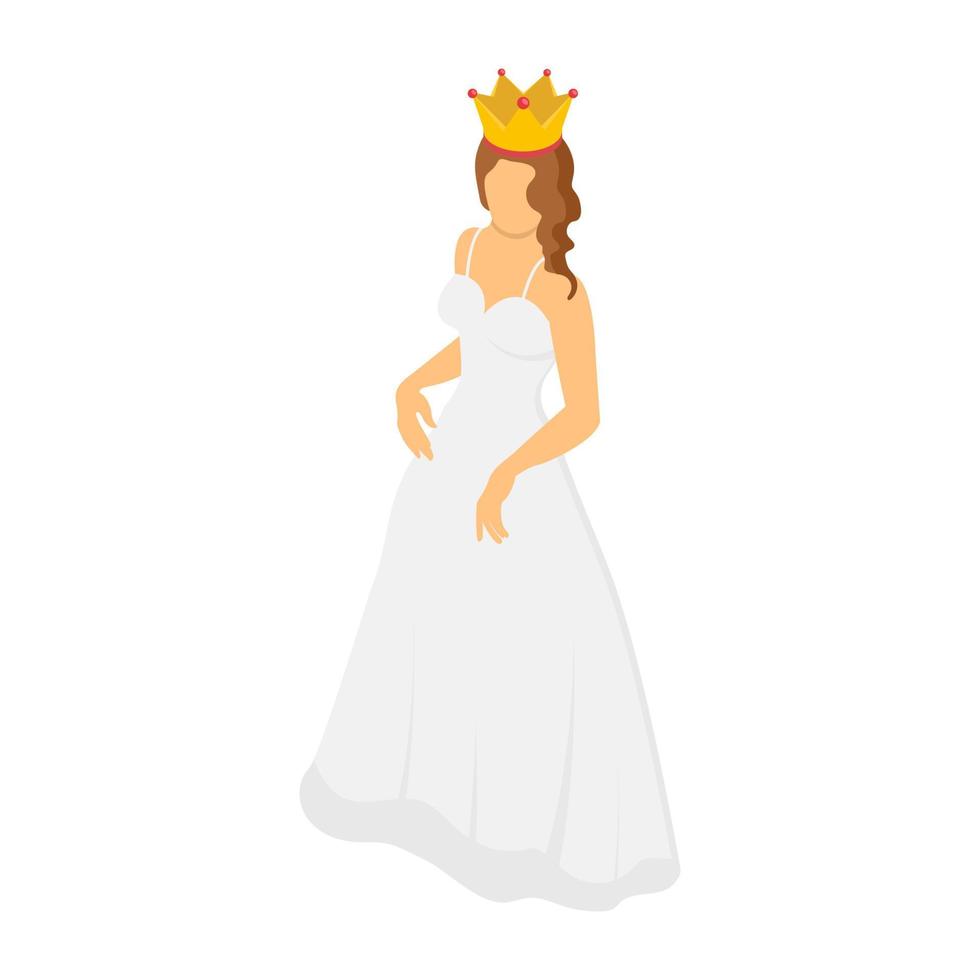 conceptos de reina de moda vector