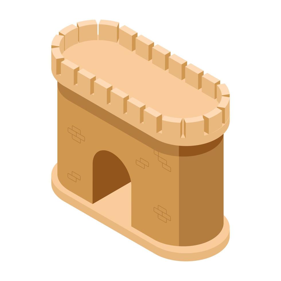 Castle Entrance Concepts vector