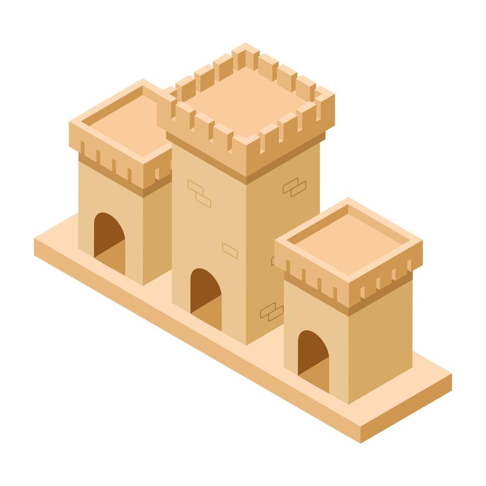 Castle Entrance Concepts vector