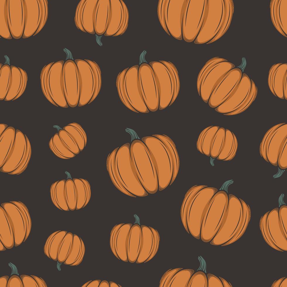 calabaza, halloween, seamless, vector, patrón vector