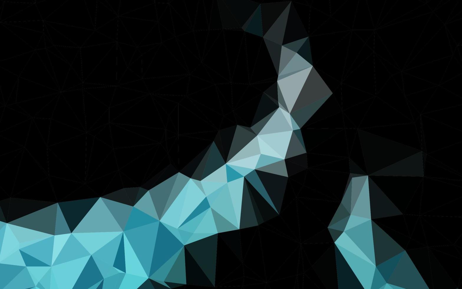 diseño abstracto de polígono de vector azul claro.
