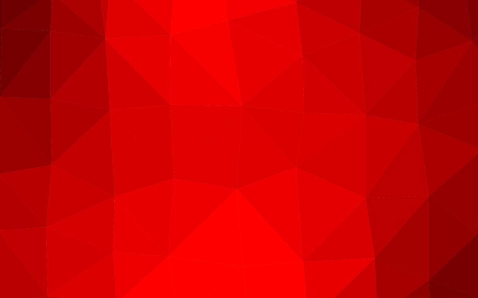 Fondo de mosaico abstracto de vector rojo claro.