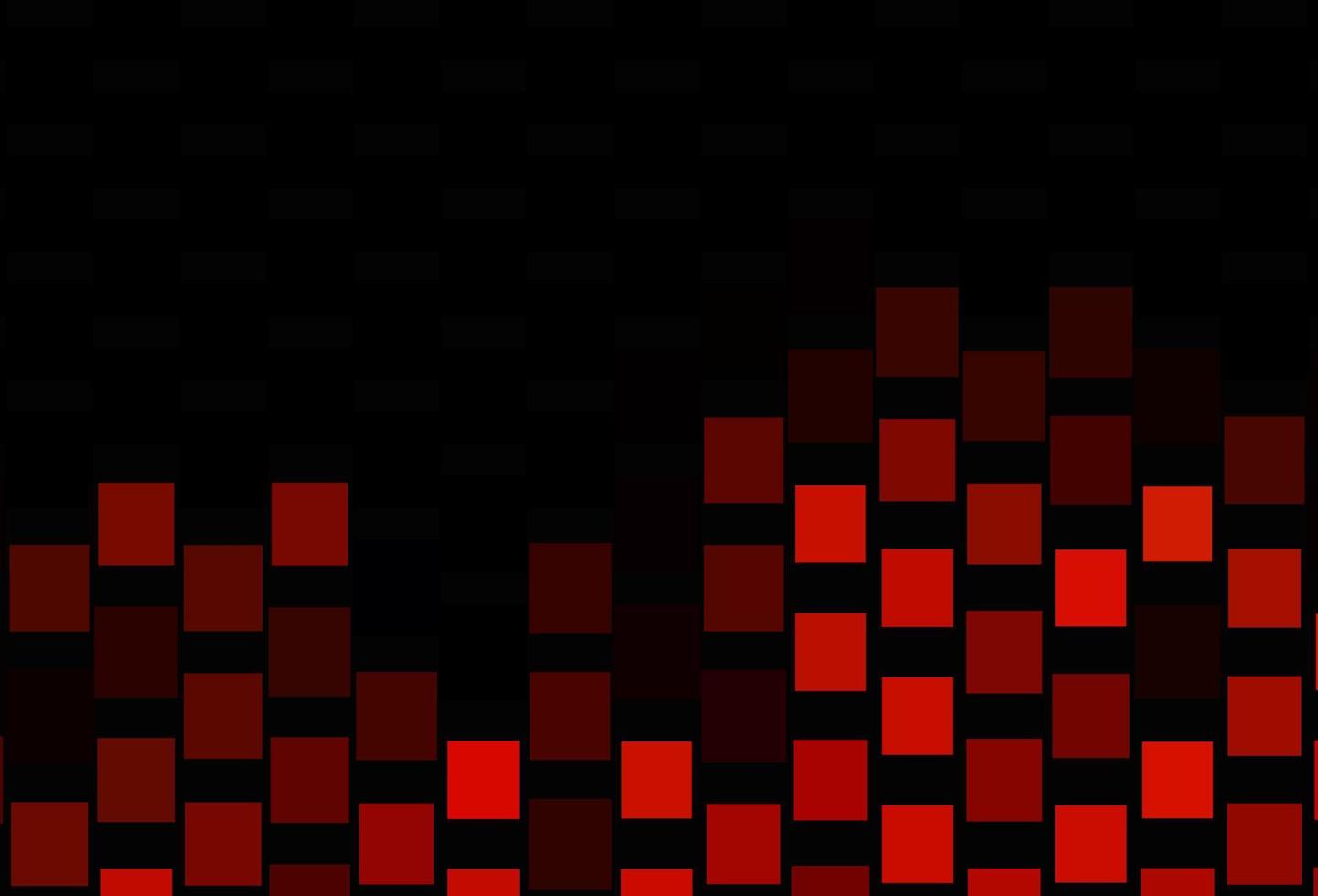 Dark Orange vector background with rectangles.