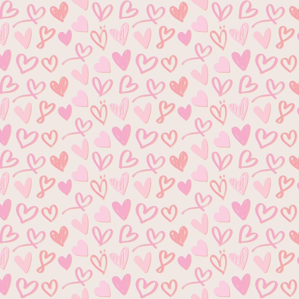 Stylish hanging hearts background for valentines day vector