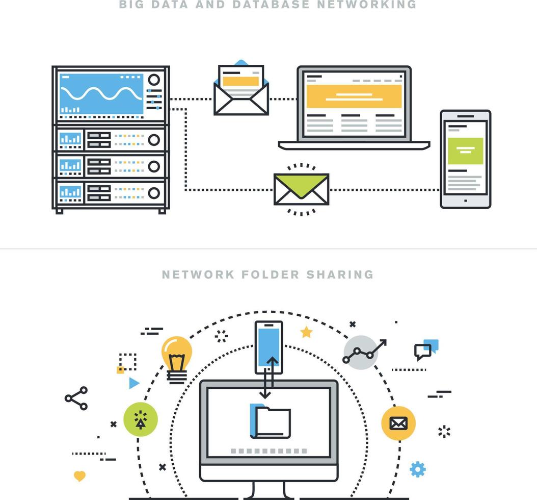 análisis de bases de datos y redes vector