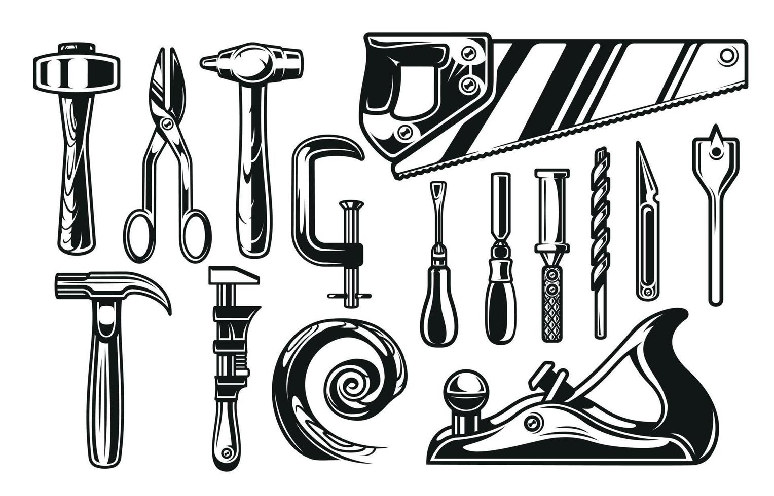 Tools Used By Carpenter Clipart Images