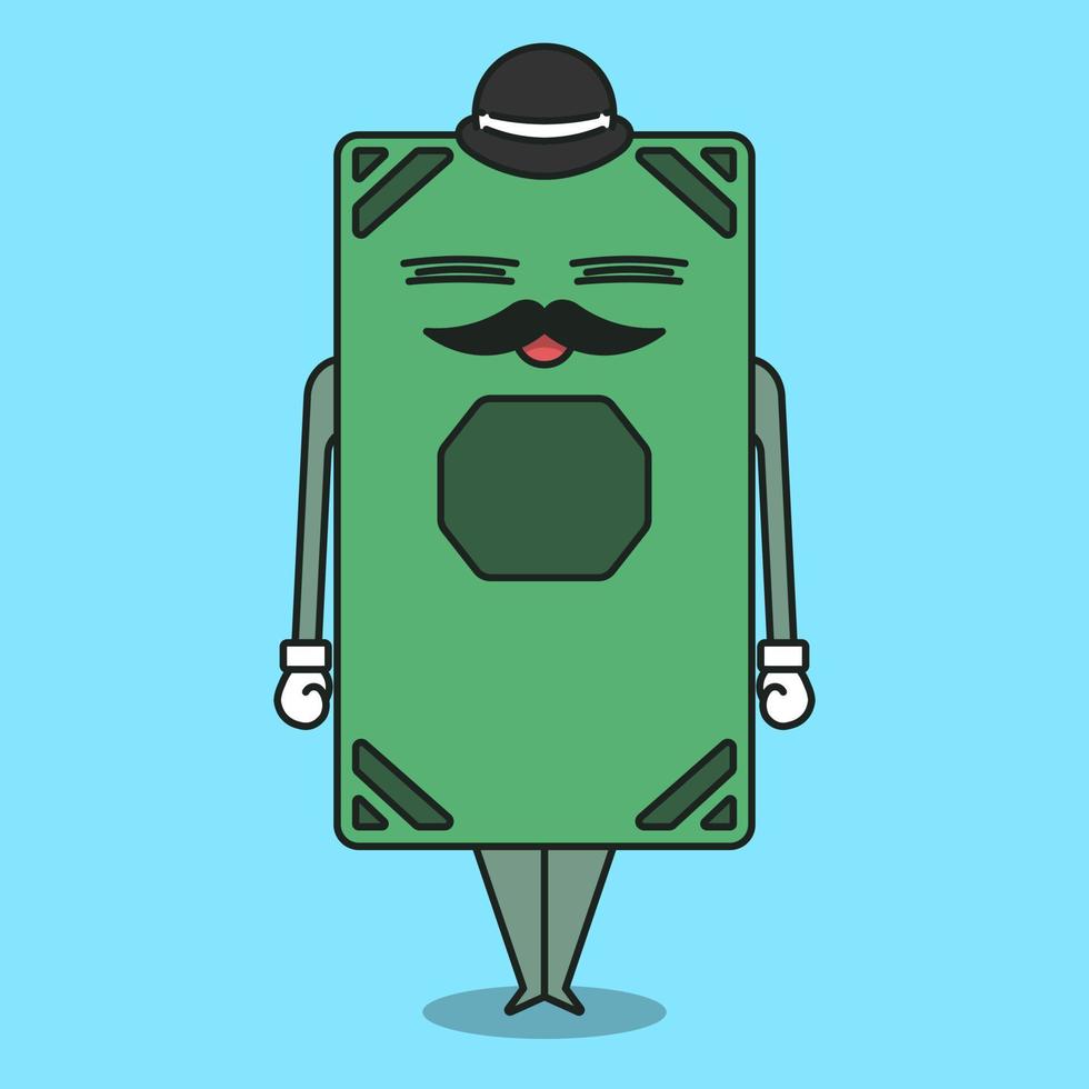 Money with expression clipart vector