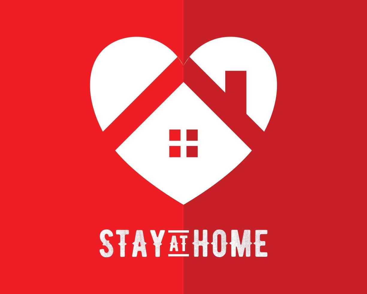 Stay at home, Coronavirus Covid-19, Quarantine motivational phrase, Stay at home quote vector illustration, Coronavirus Covid-19 awareness