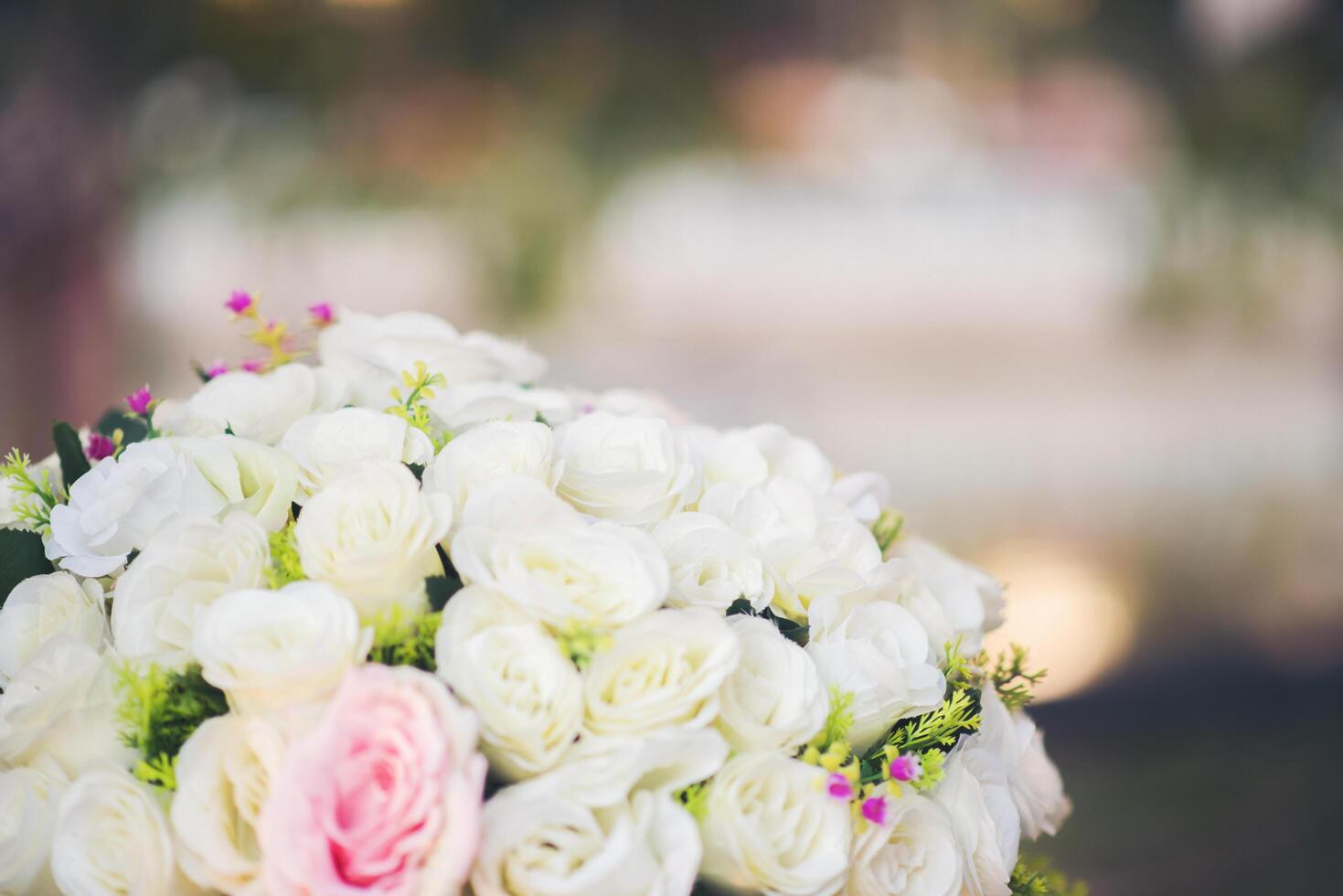 flor en evento de boda foto