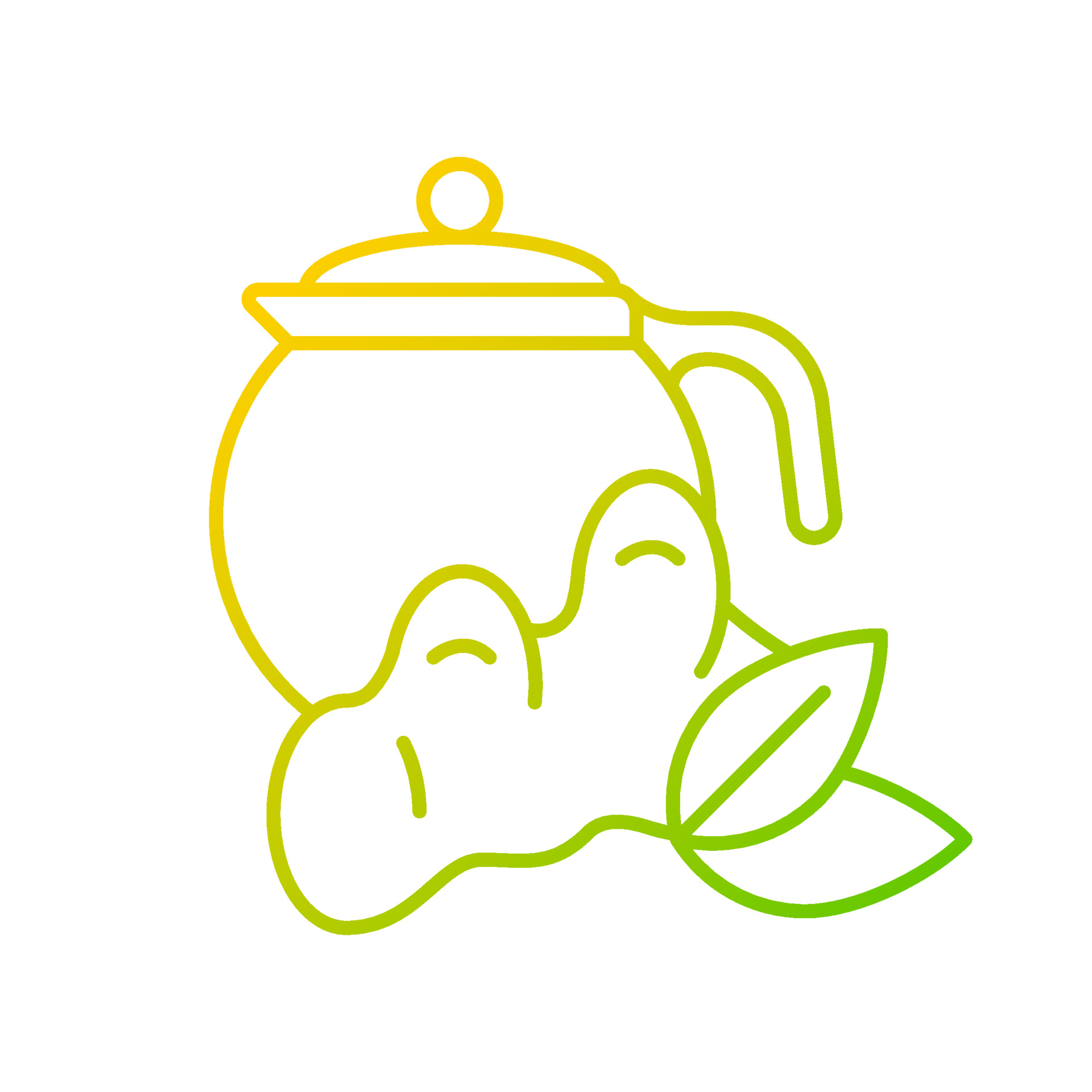 Ginger tea gradient linear vector icon 3485405 Vector Art at Vecteezy