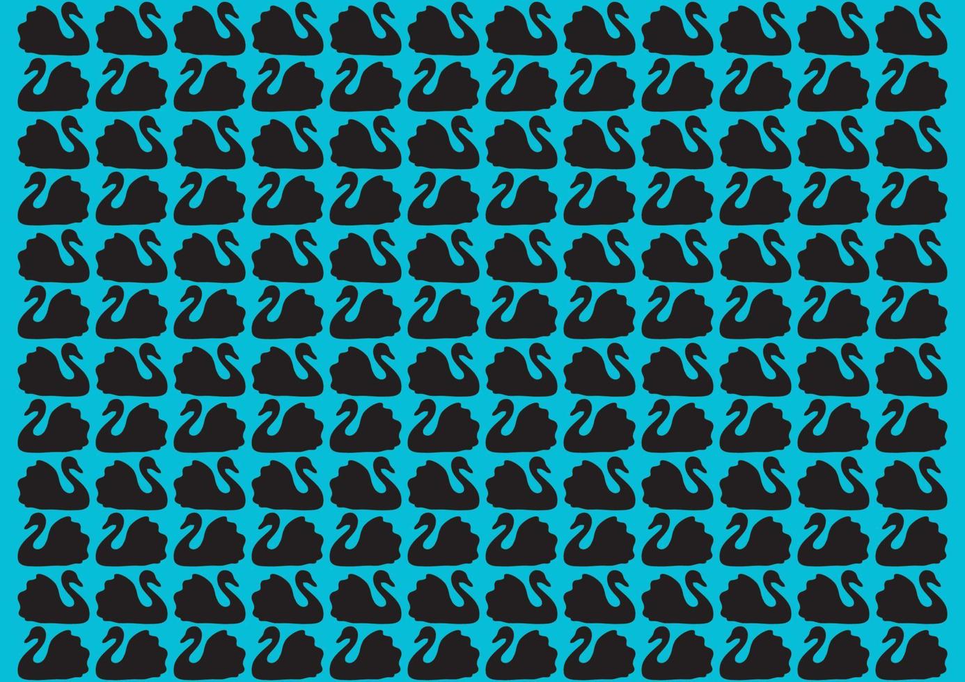Patrón abstracto de color de siluetas de cisnes vector