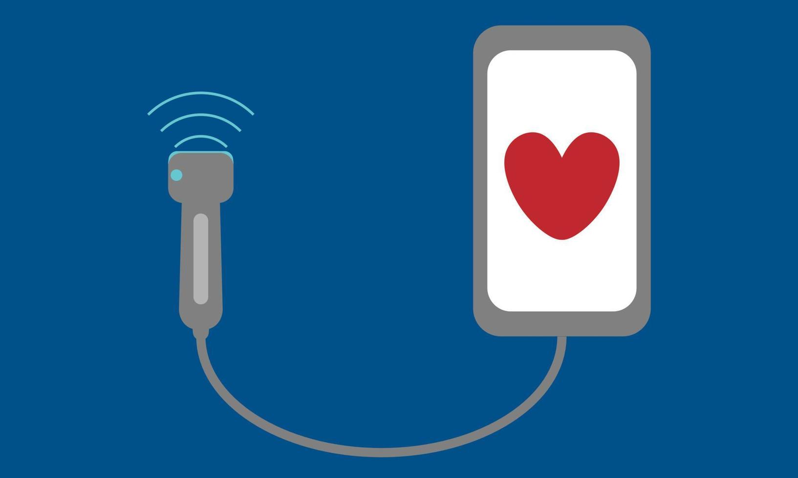 point of care in cardiac ultrasound vector
