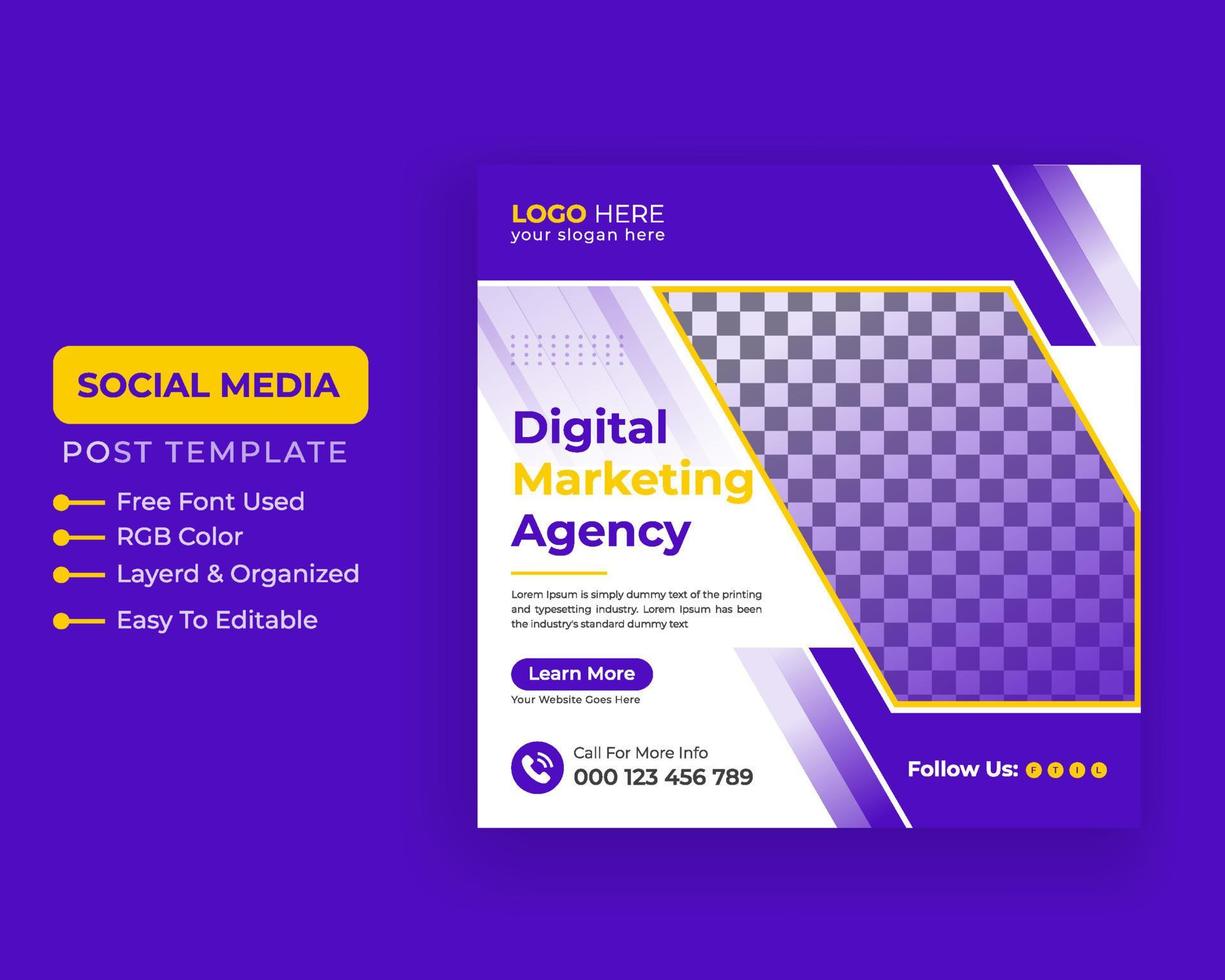Digital Marketing Banner,Social Media Cover,Web Banner,Social kit ad banner pro template vector