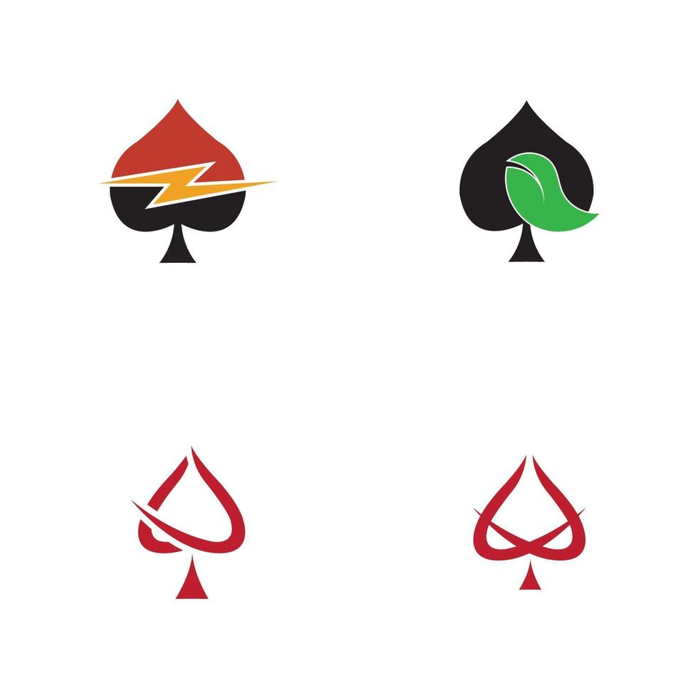 as of spades icon plantilla de diseño de logotipo vector