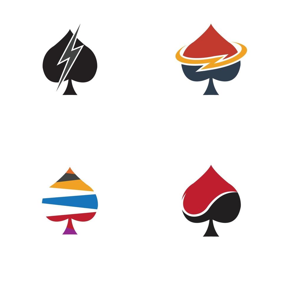 as of spades icon plantilla de diseño de logotipo vector