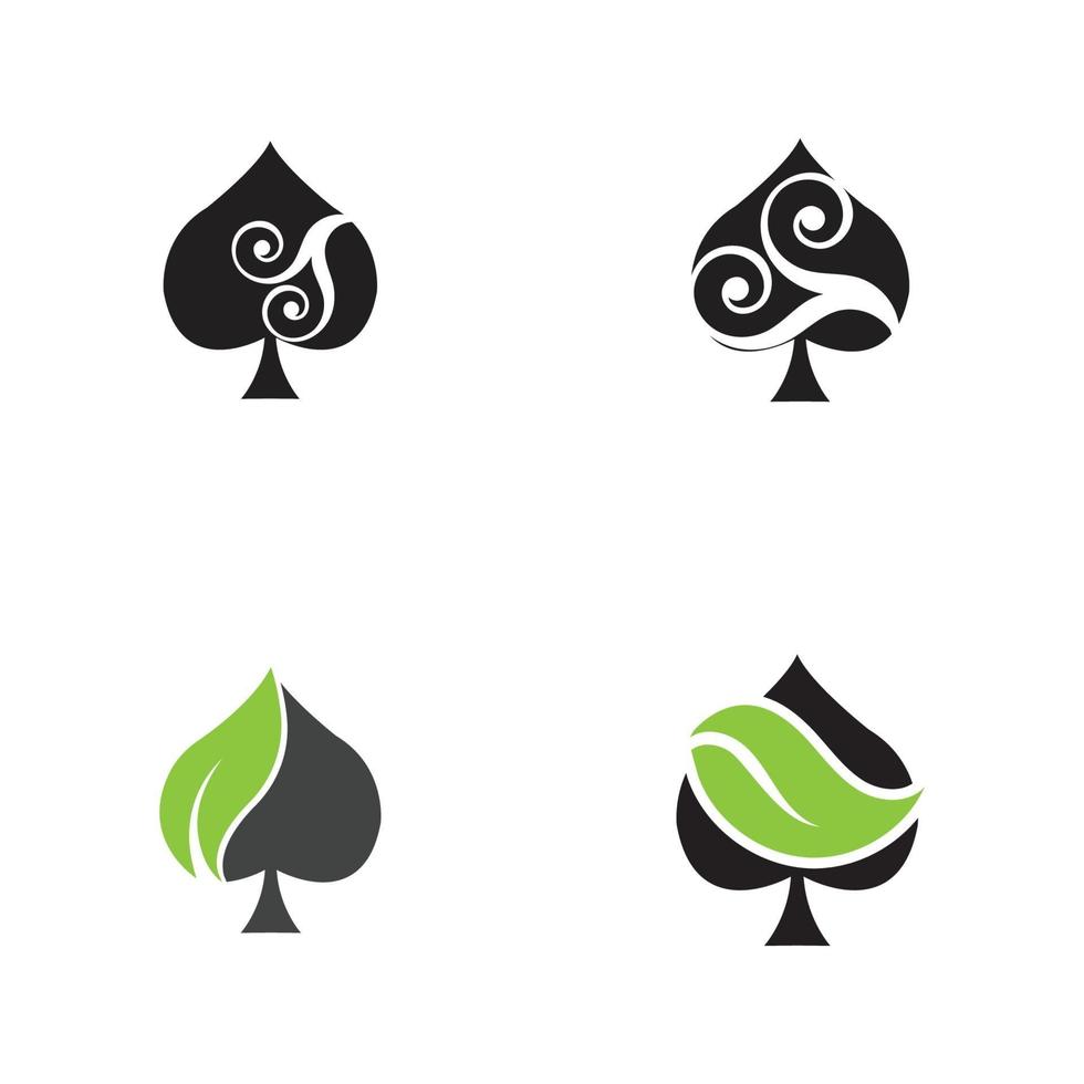 as of spades icon plantilla de diseño de logotipo vector