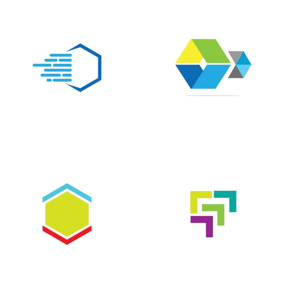 Modern logo concept design for fintech and digital finance technologi vector