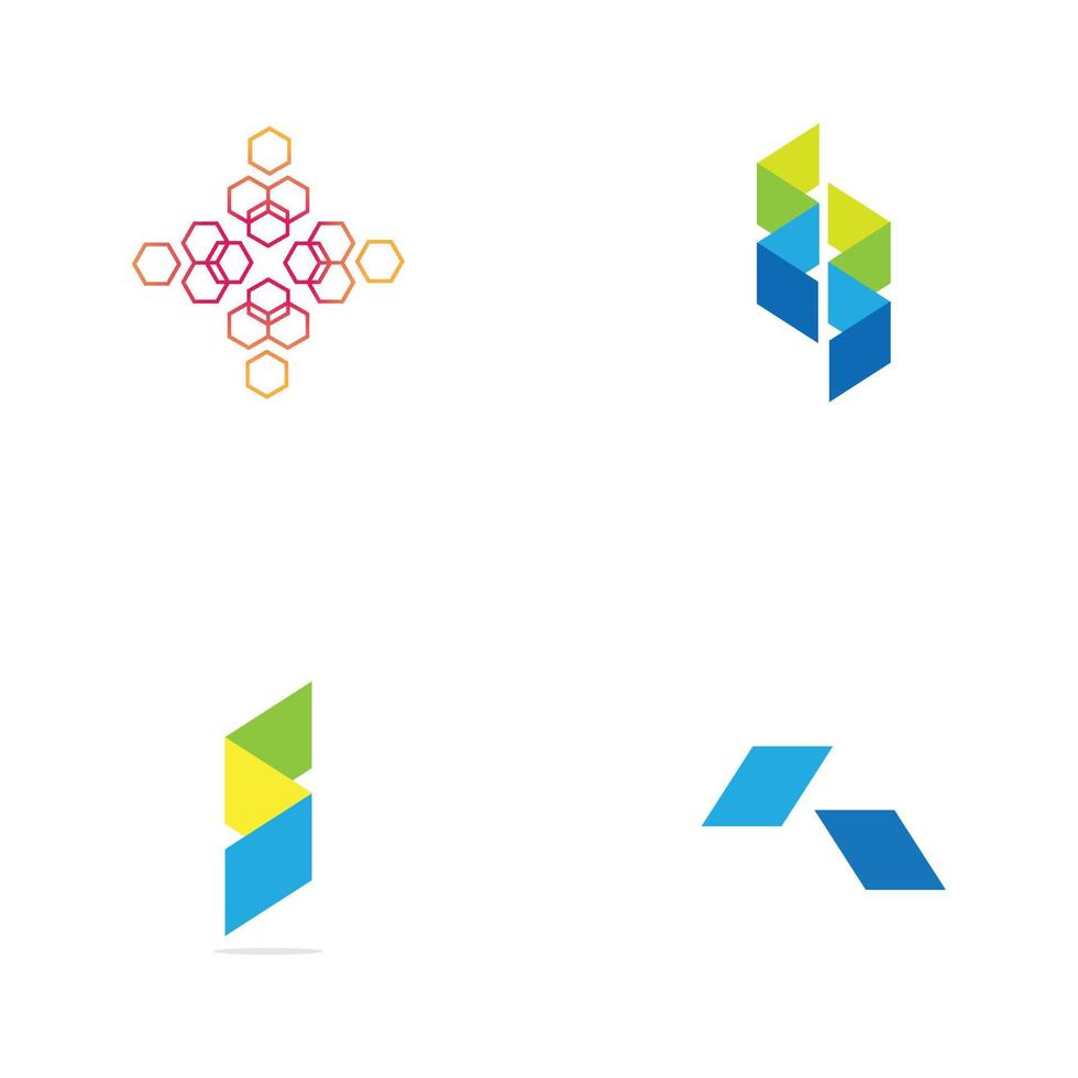 Diseño de concepto de logotipo para tecnologías de finanzas digitales y fintech. vector