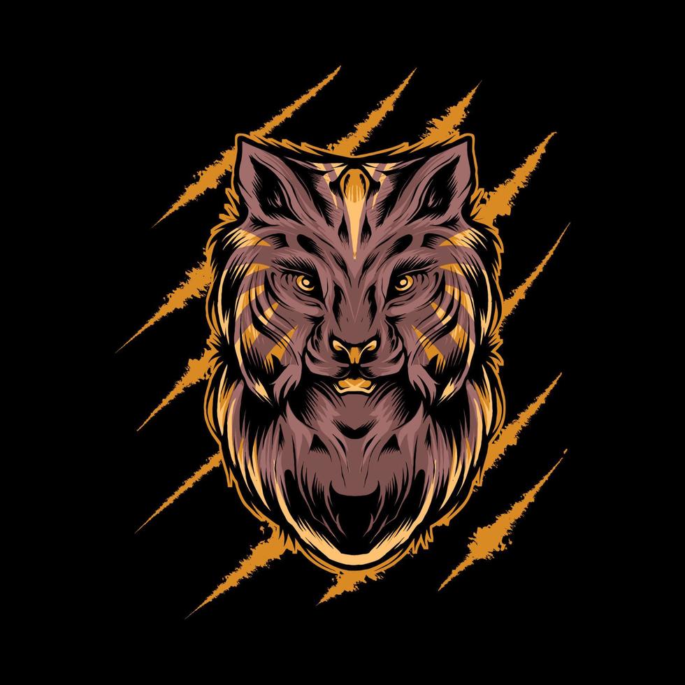 Wildcat Lynx Illustration vector