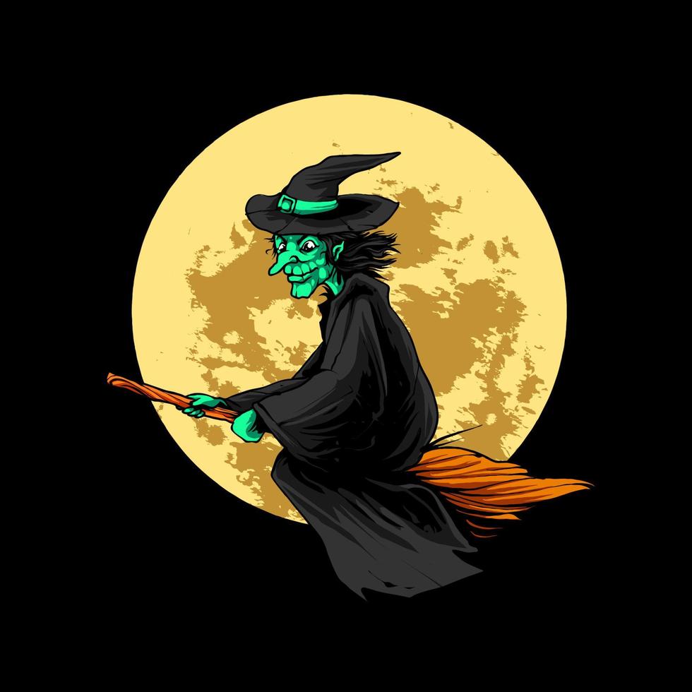 Witch Halloween Illustration vector