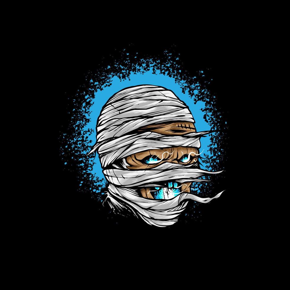 Mummy Halloween Illustration vector