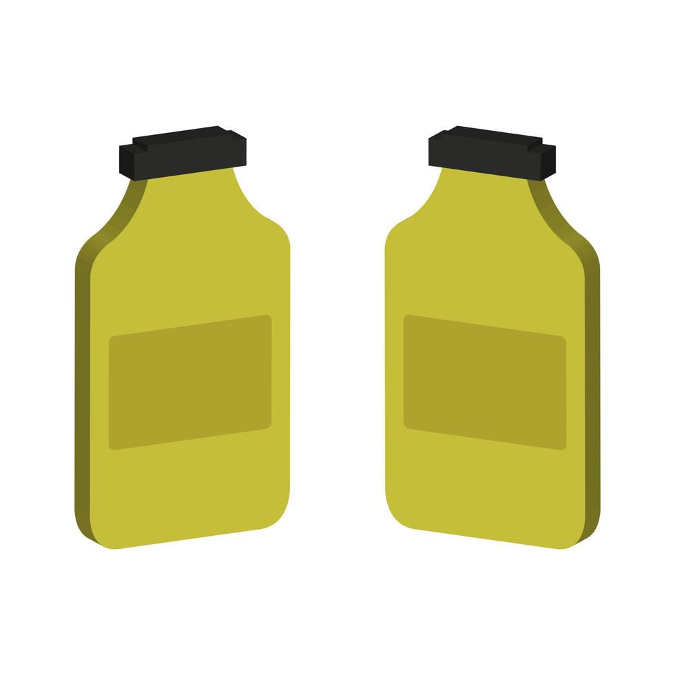 Mustard Illustrated On White Background vector