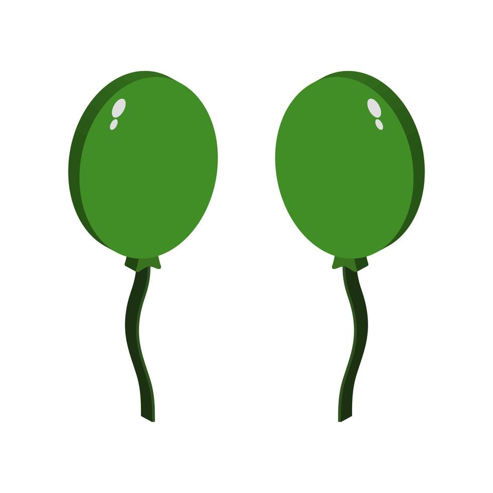 Balloon Illustrated On White Background vector