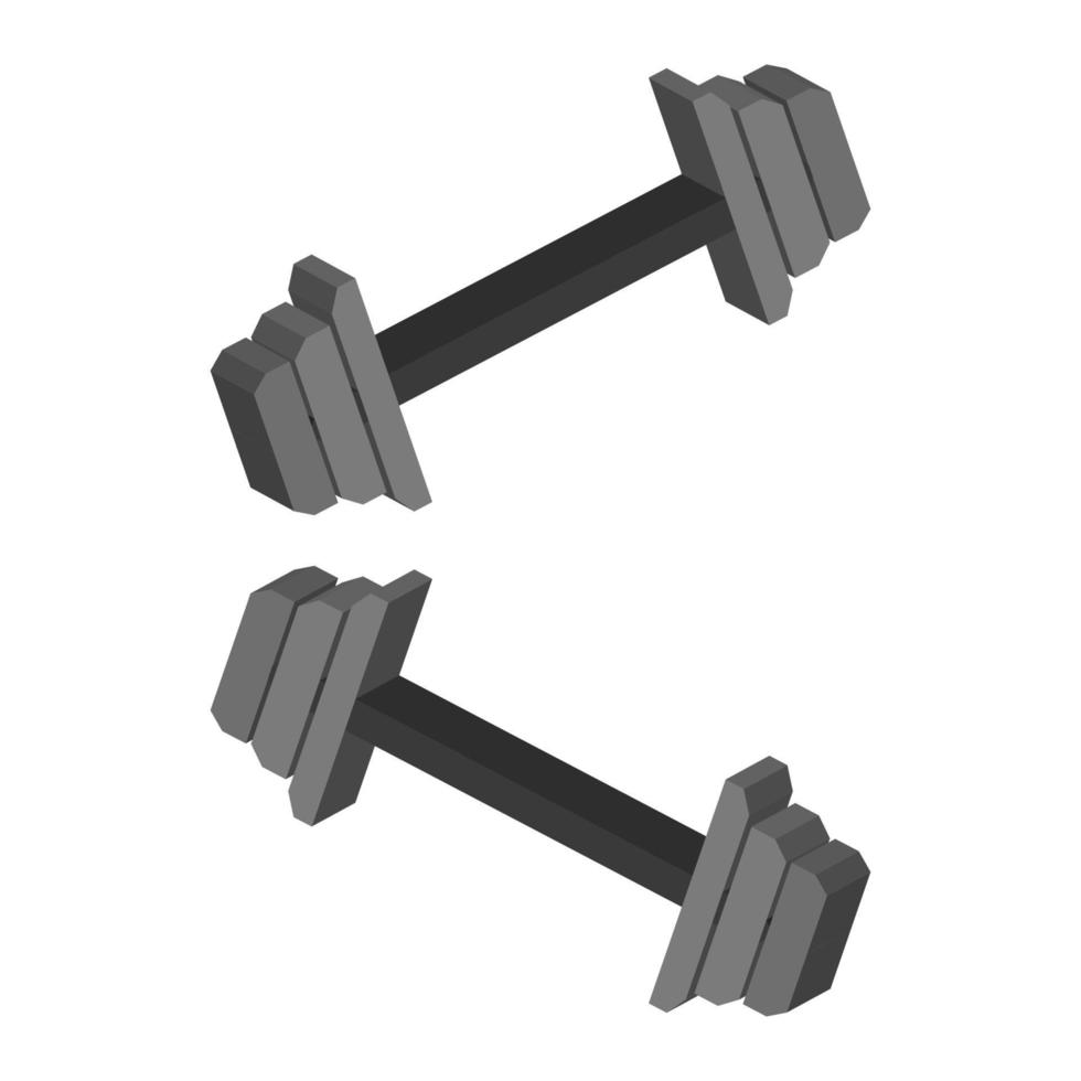 Gym Weight Illustrated On White Background vector