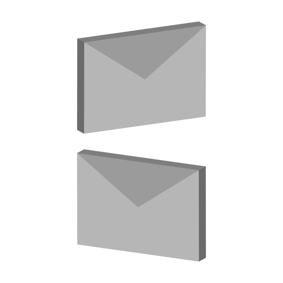Message Illustrated On White Background vector