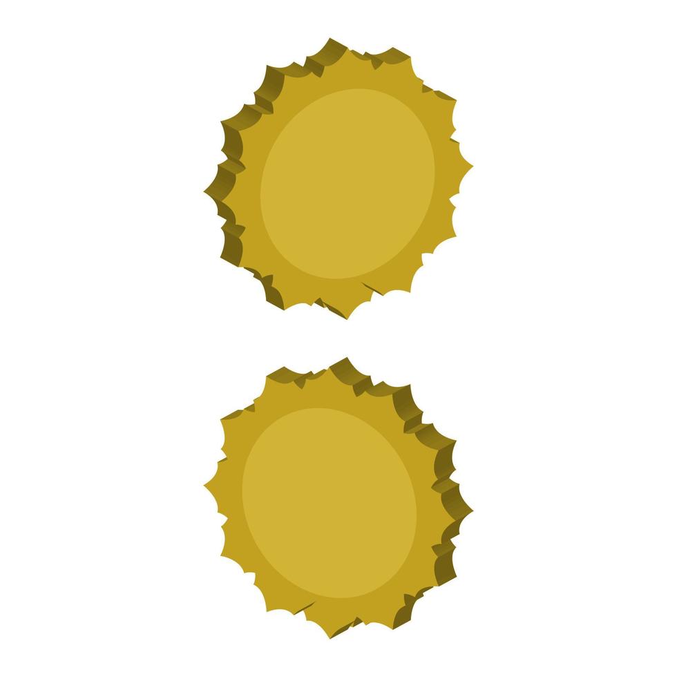 Sun Illustrated On White Background vector