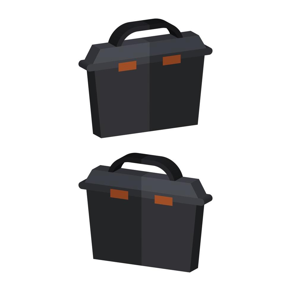 Toolbox Illustrated On White Background vector