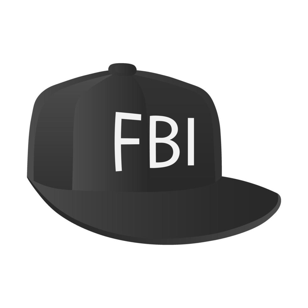 Classic hip hop cap for web design Fashion man hat vector