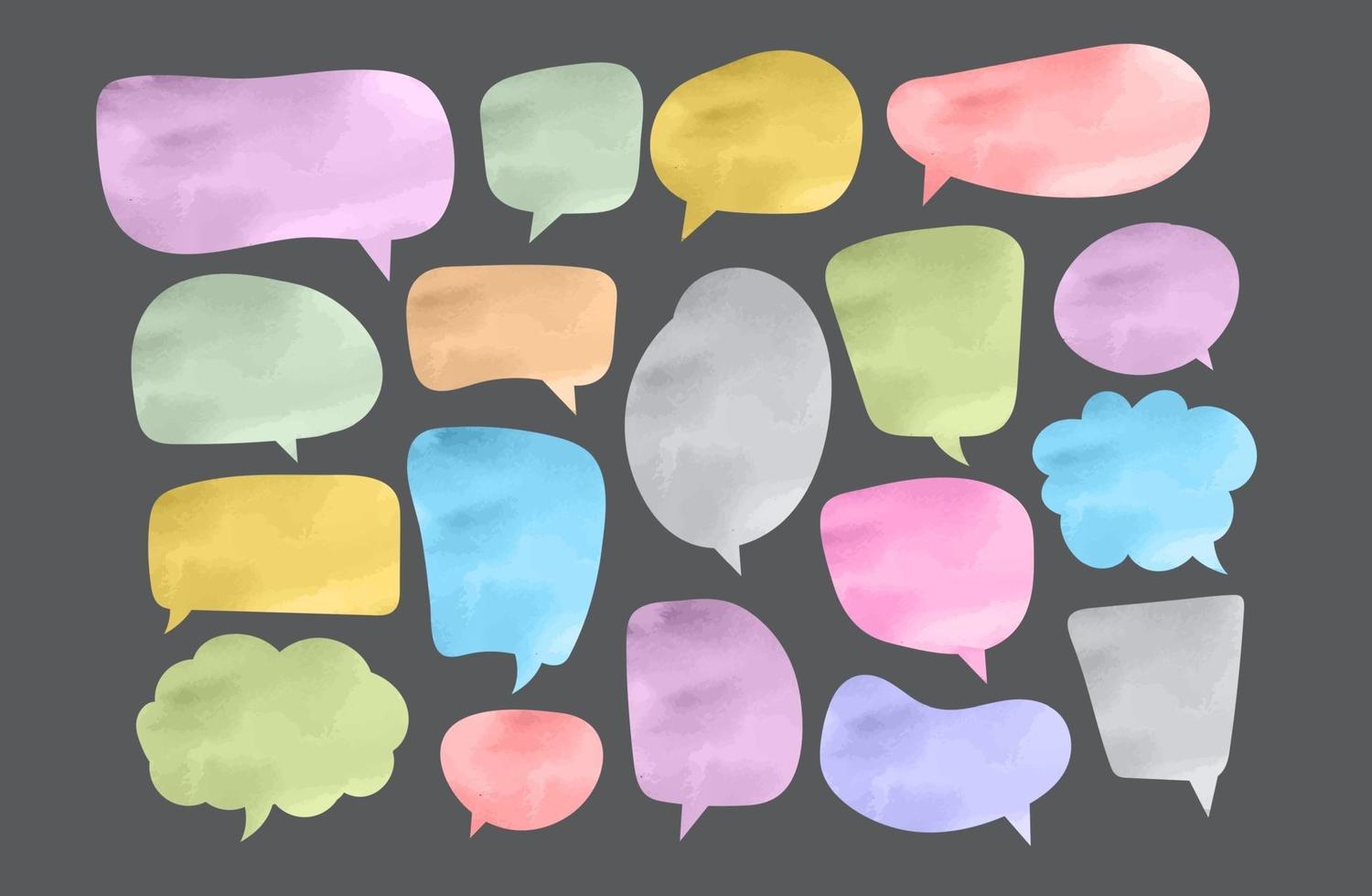 speech bubble cut paper design template. Vector  business