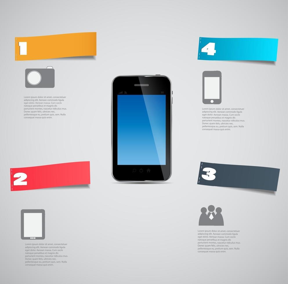 Infographic template vector illustration