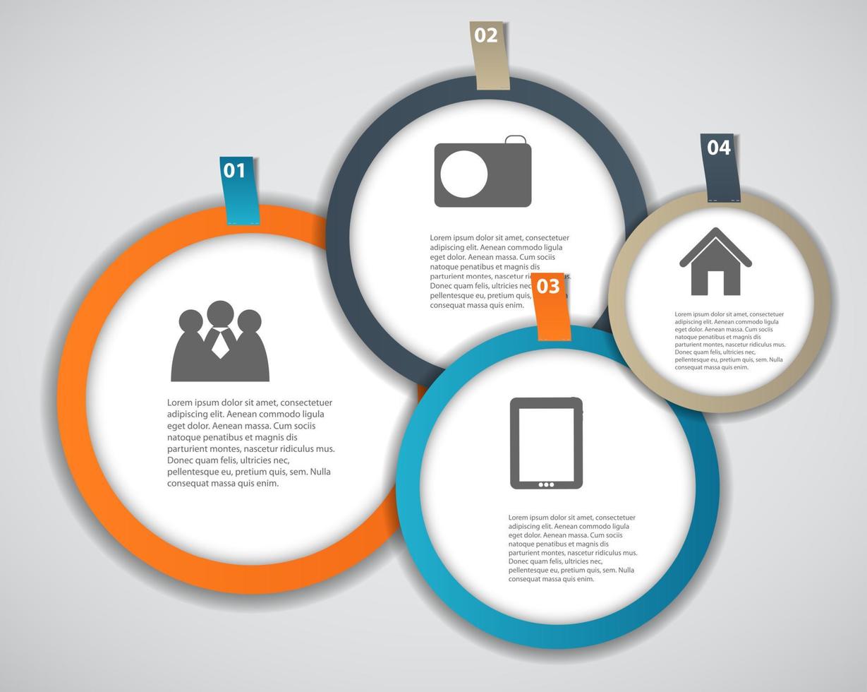 Infographic business template vector illustration