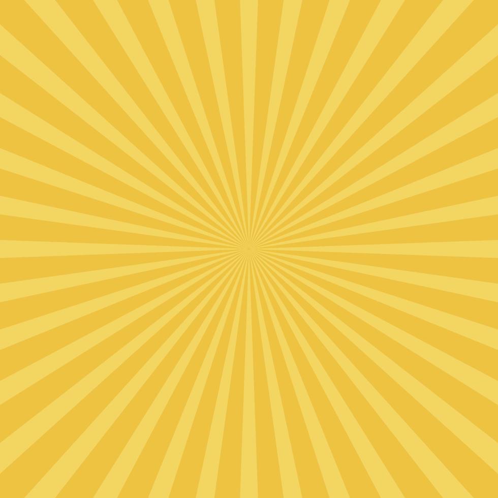 Abstract sun rays background. Vector Illustration