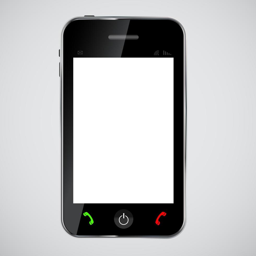 ilustración de vector de teléfono móvil
