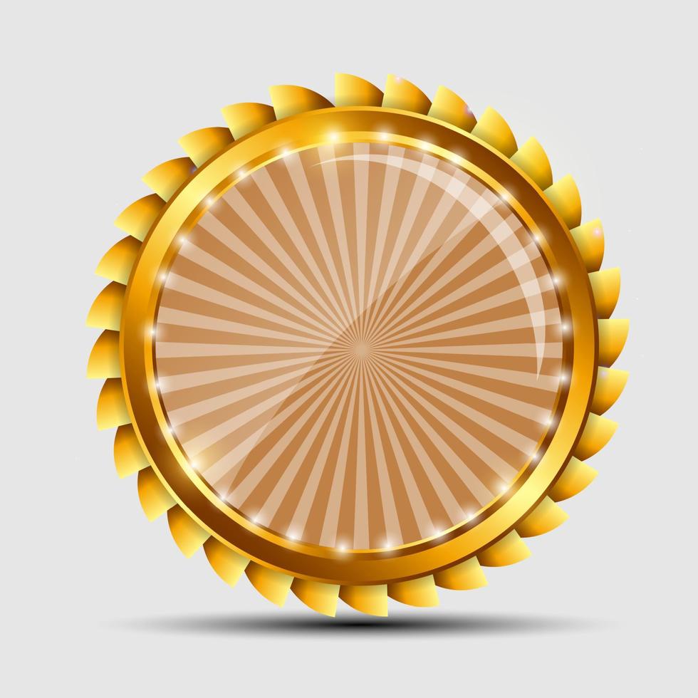 Vector gold sign, label template 3494164 Vector Art at Vecteezy