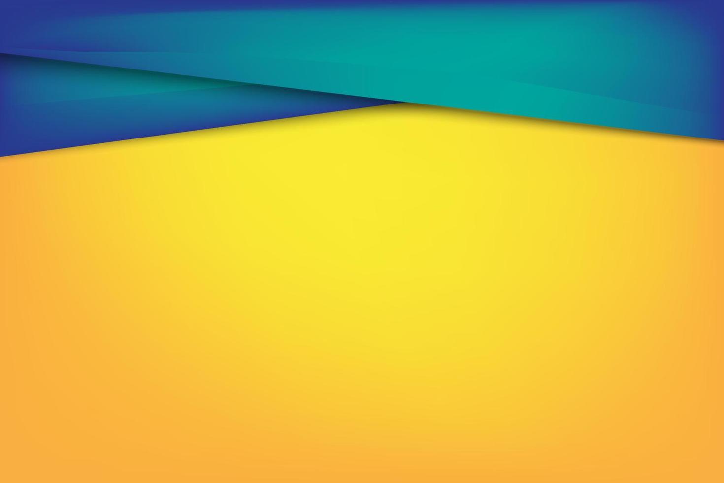 The Rectangle Color Blue and Yellow Background vector