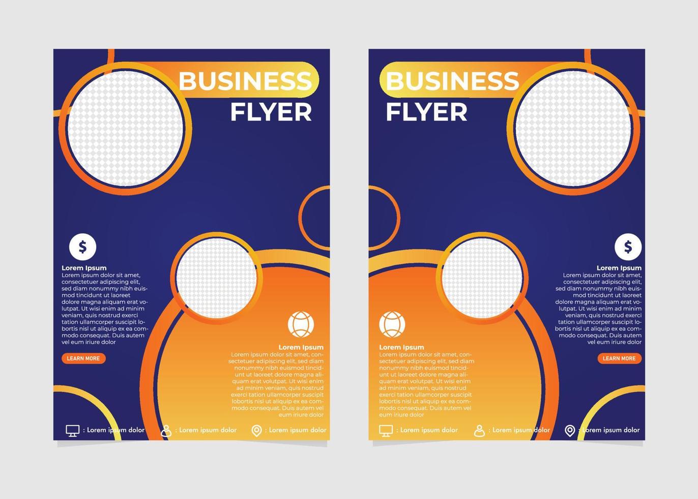 business flyer template. perfect for business marketing, promotion, and presentation. vector