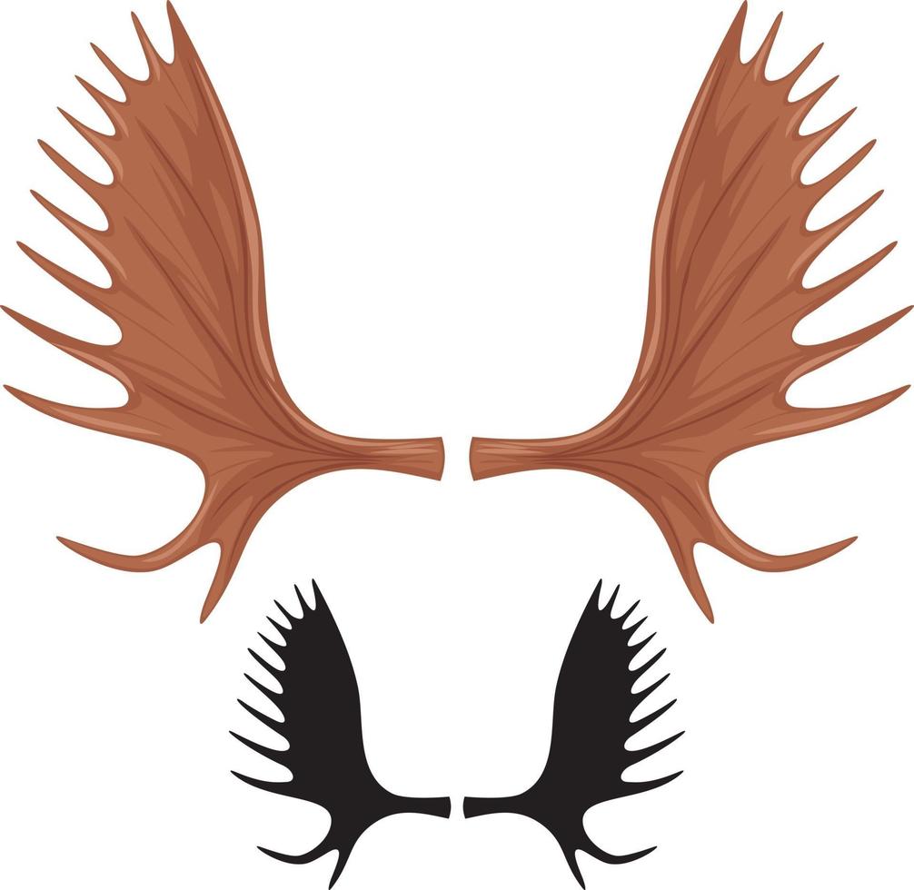 Horn of Moose vector
