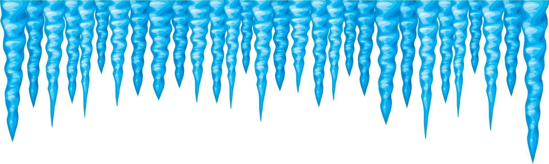Shiny Icicle Background vector