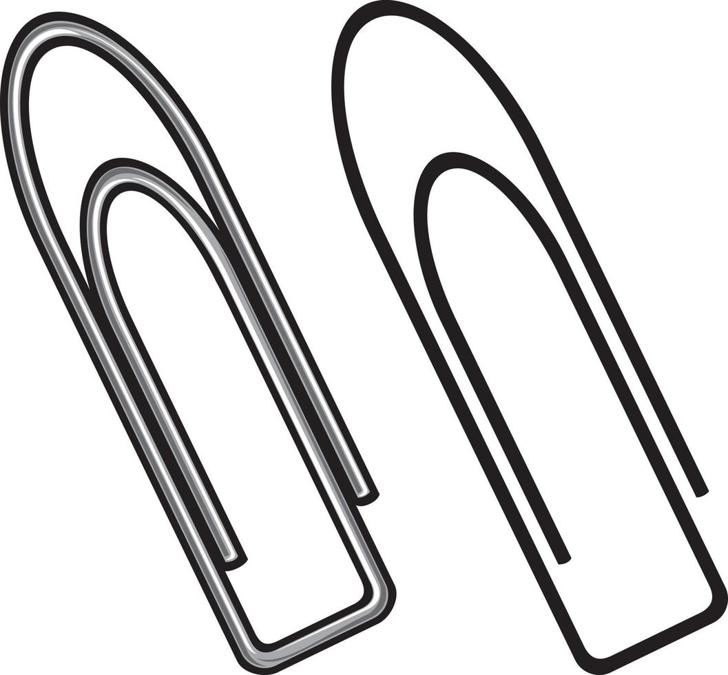 Paper Clip Icon vector