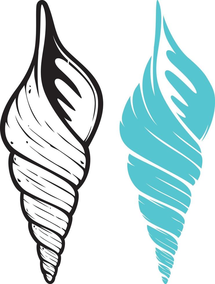 Seashell Icon Design vector