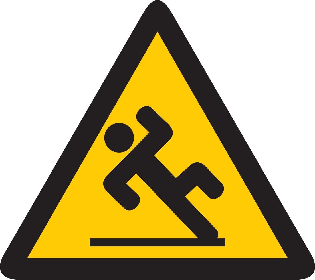 Wet Floor Sign vector