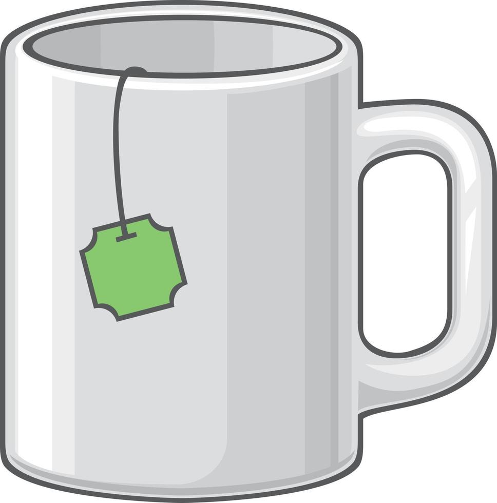 White Cup or Mug vector
