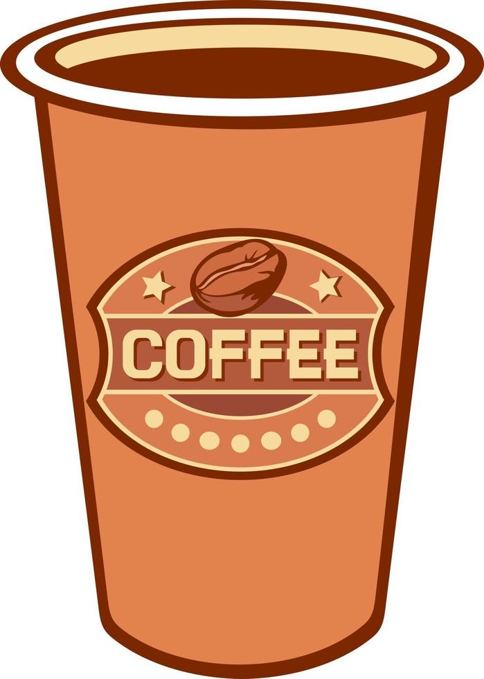 Paper Cup of Coffee vector