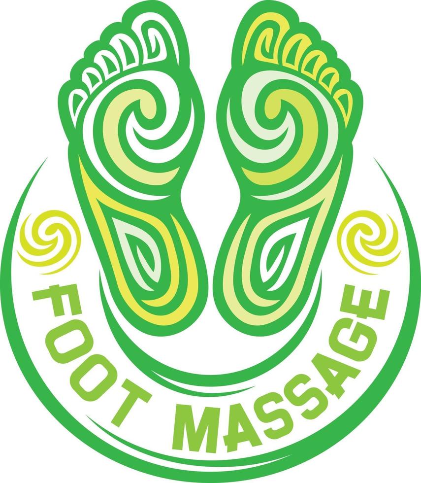 Foot  Massage Symbol vector